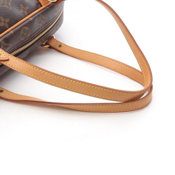 LOUIS VUITTON Brown Monogram Leather Shoulder Bag - Picture 6 of 11